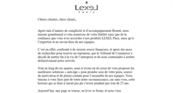 Desktop Screenshot of lexel-paris.com